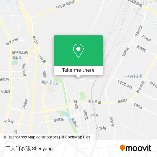 工人门诊部 map
