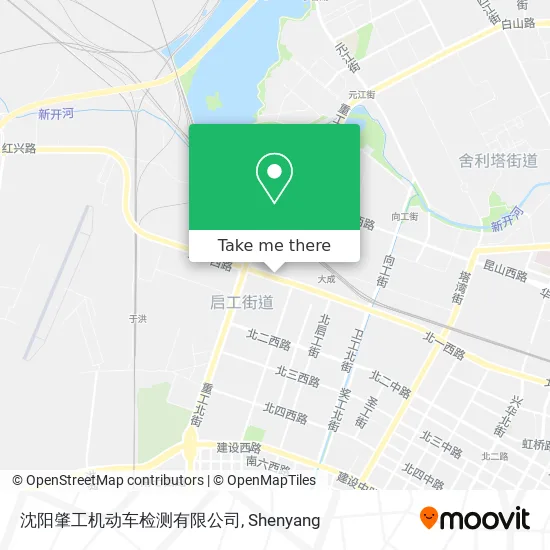 沈阳肇工机动车检测有限公司 map
