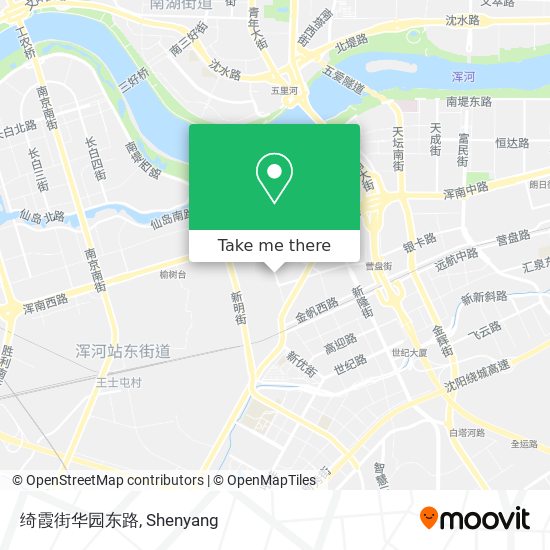 绮霞街华园东路 map