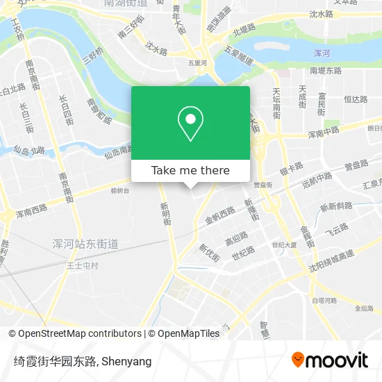 绮霞街华园东路 map