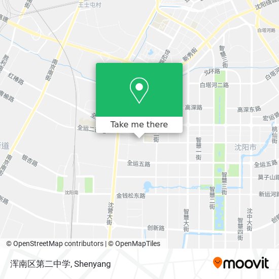 浑南区第二中学 map