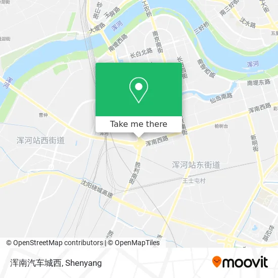 浑南汽车城西 map