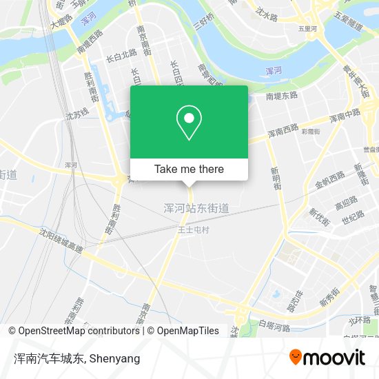 浑南汽车城东 map