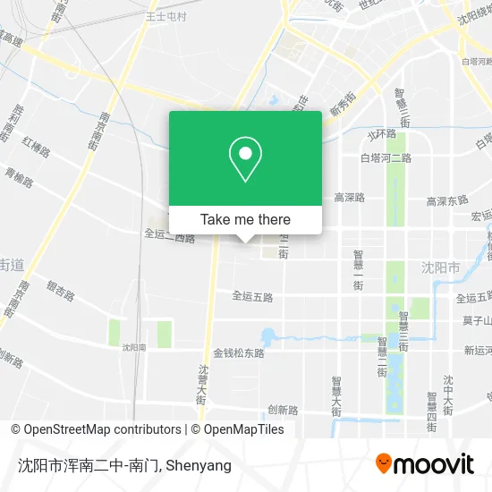 沈阳市浑南二中-南门 map