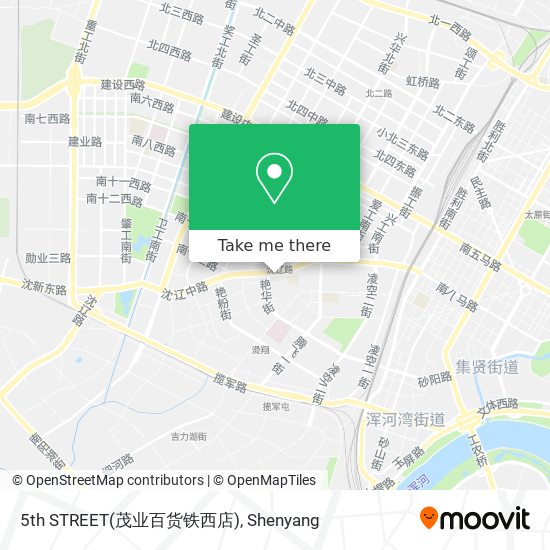 5th STREET(茂业百货铁西店) map