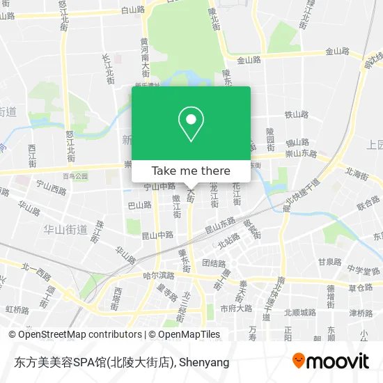 东方美美容SPA馆(北陵大街店) map