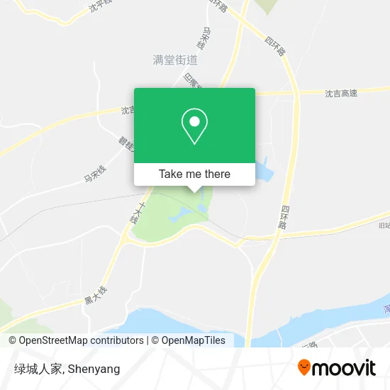 绿城人家 map