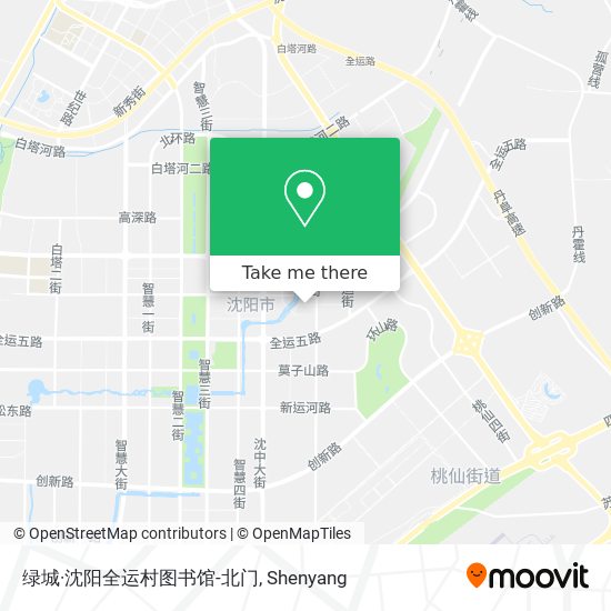 绿城·沈阳全运村图书馆-北门 map