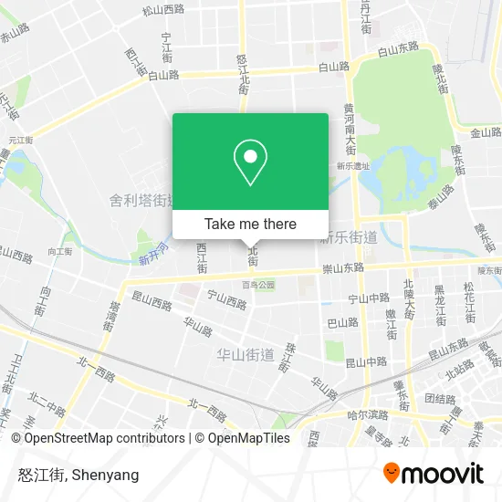 怒江街 map