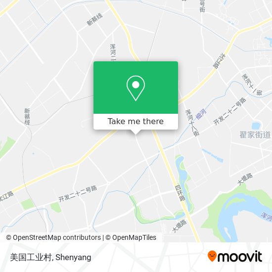 美国工业村 map