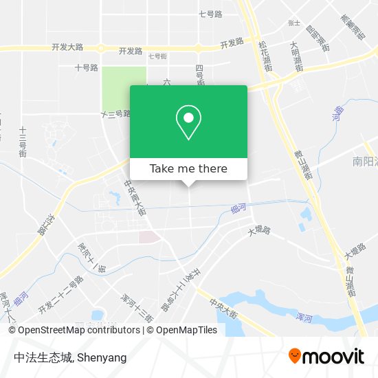 中法生态城 map