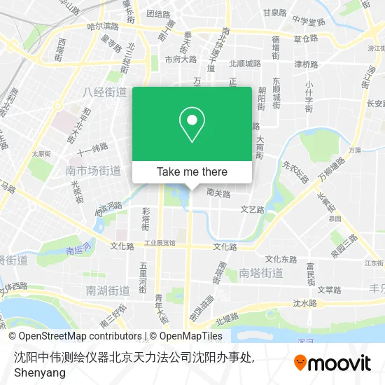 沈阳中伟测绘仪器北京天力法公司沈阳办事处 map