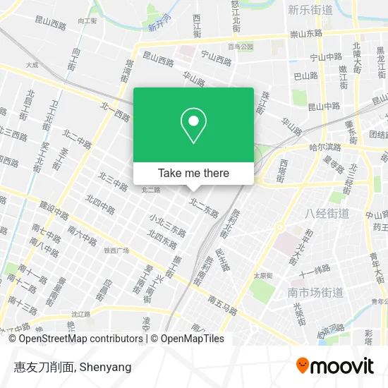 惠友刀削面 map
