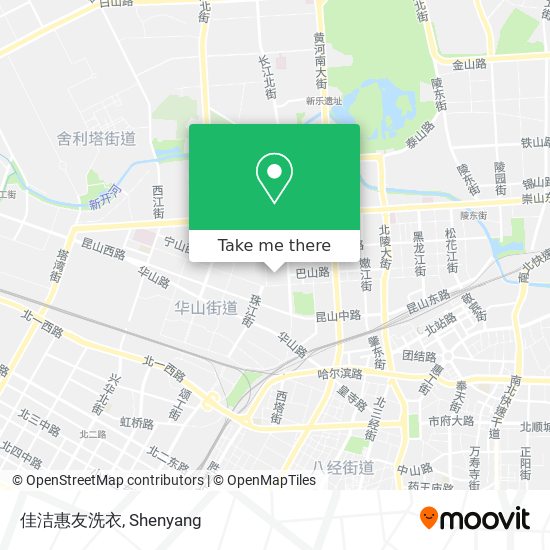 佳洁惠友洗衣 map