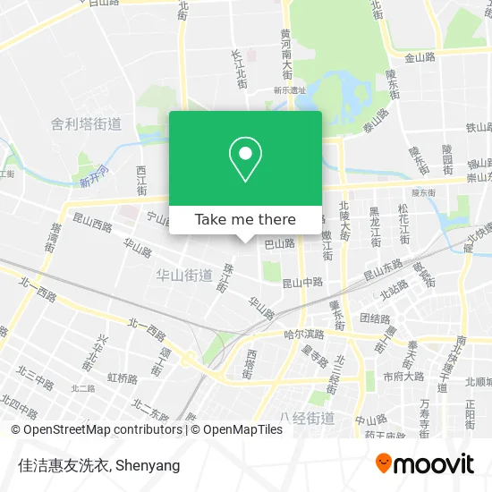 佳洁惠友洗衣 map