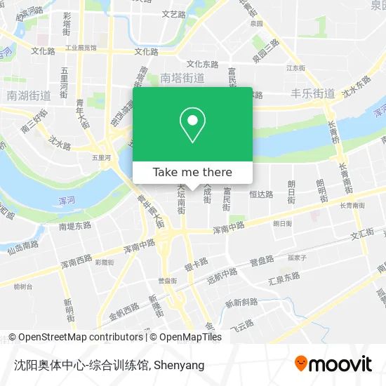 沈阳奥体中心-综合训练馆 map