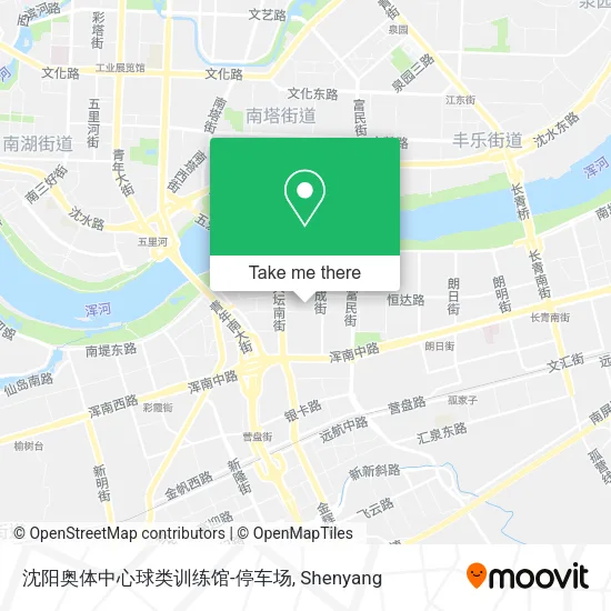 沈阳奥体中心球类训练馆-停车场 map