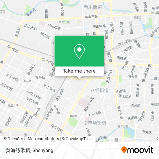 黄海练歌房 map
