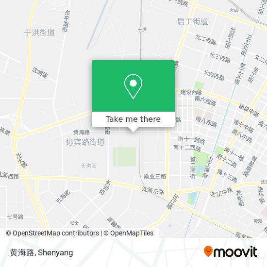 黄海路 map
