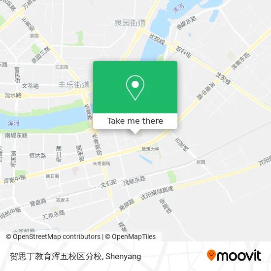贺思丁教育浑五校区分校 map