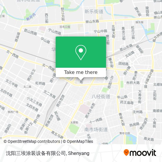 沈阳三埃涂装设备有限公司 map