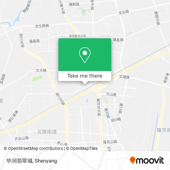 华润翡翠城 map