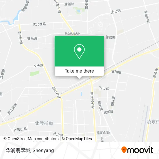 华润翡翠城 map