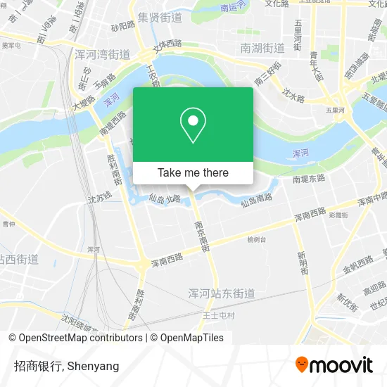 招商银行 map