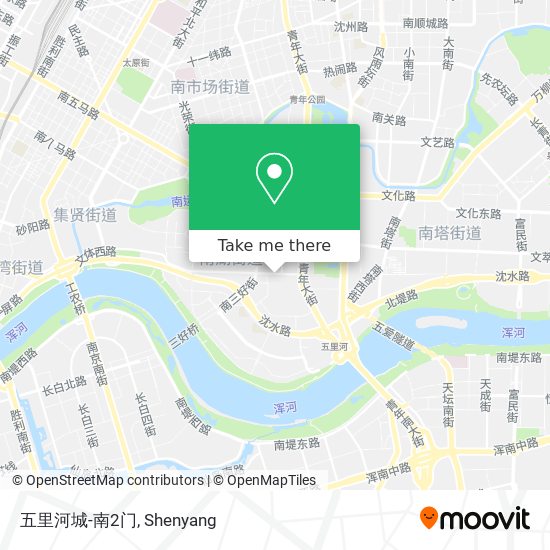 五里河城-南2门 map