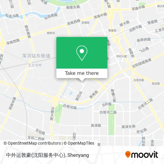 中外运敦豪(沈阳服务中心) map