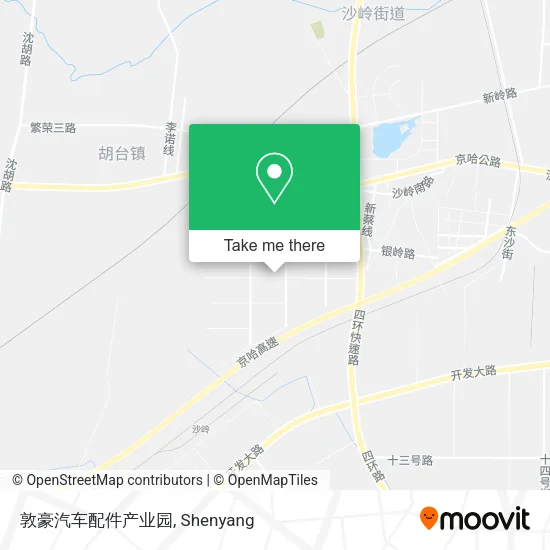 敦豪汽车配件产业园 map