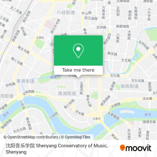 沈阳音乐学院 Shenyang Conservatory of Music map