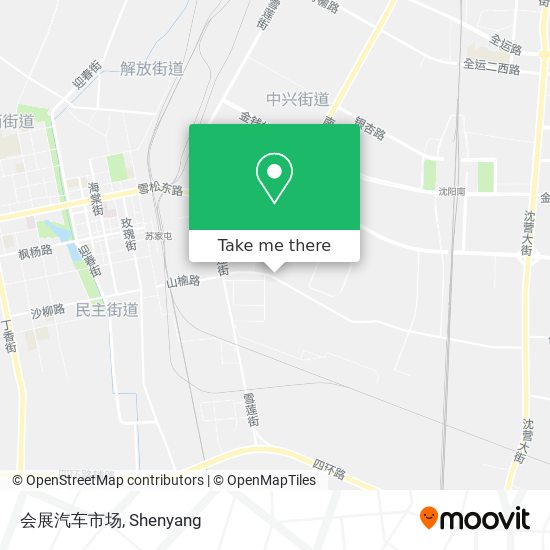 会展汽车市场 map