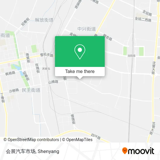 会展汽车市场 map