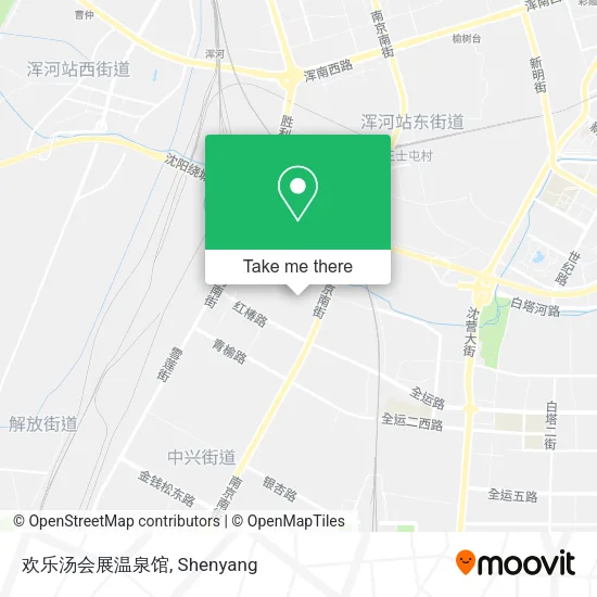 欢乐汤会展温泉馆 map