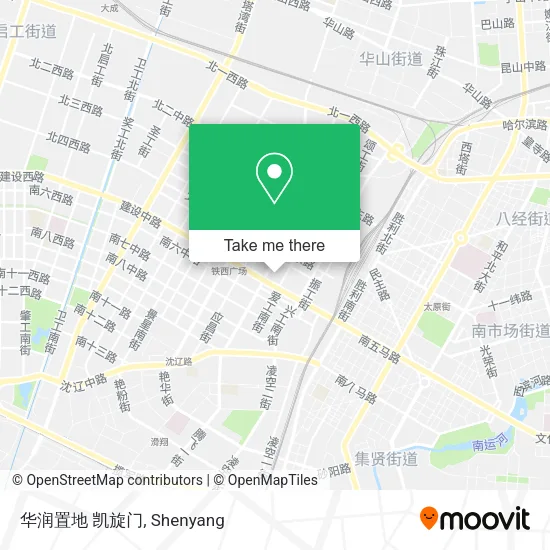 华润置地 凯旋门 map