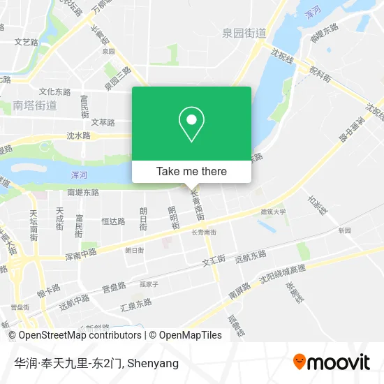 华润·奉天九里-东2门 map