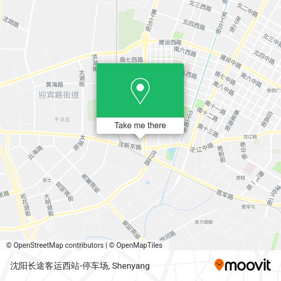沈阳长途客运西站-停车场 map