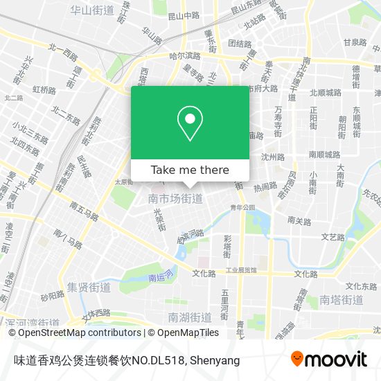 味道香鸡公煲连锁餐饮NO.DL518 map