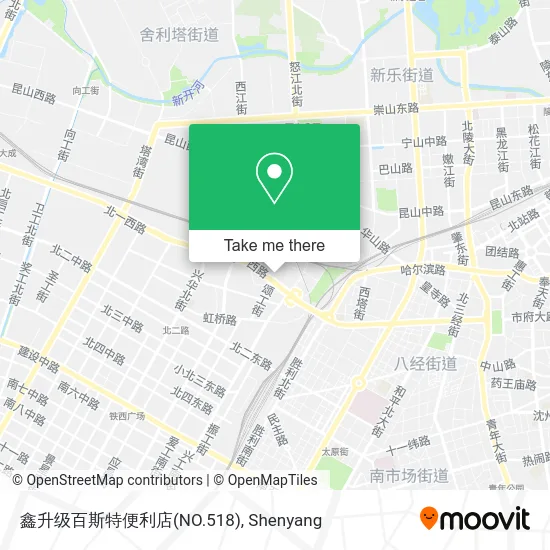 鑫升级百斯特便利店(NO.518) map