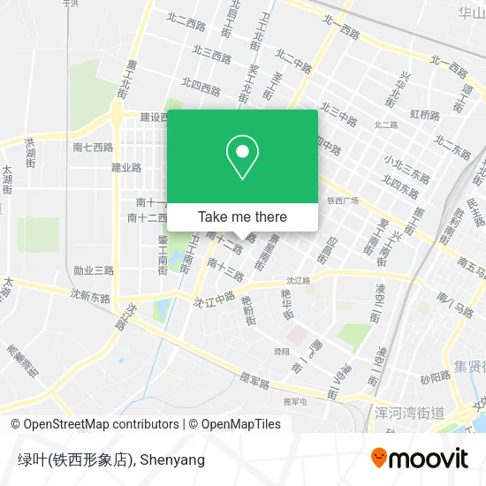 绿叶(铁西形象店) map