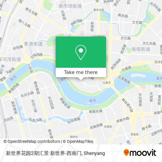 新世界花园2期汇景·新世界-西南门 map