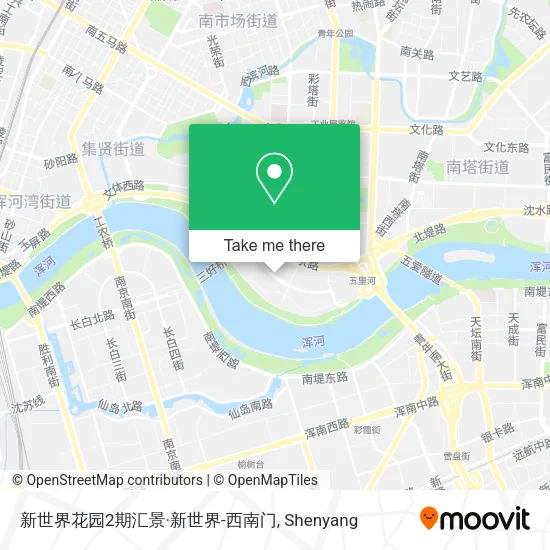 新世界花园2期汇景·新世界-西南门 map