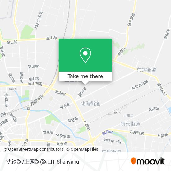 沈铁路/上园路(路口) map