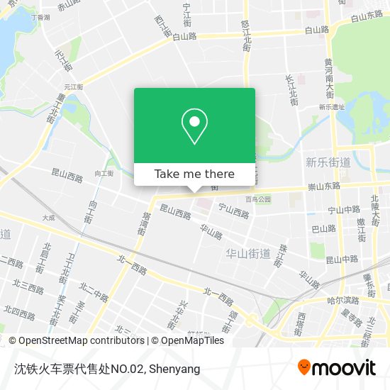 沈铁火车票代售处NO.02 map
