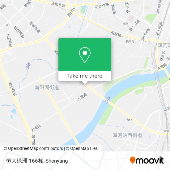 恒大绿洲-166栋 map