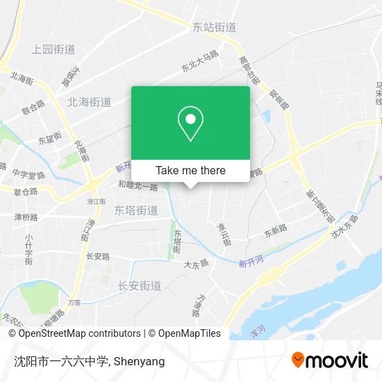 沈阳市一六六中学 map