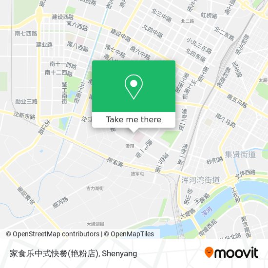 家食乐中式快餐(艳粉店) map