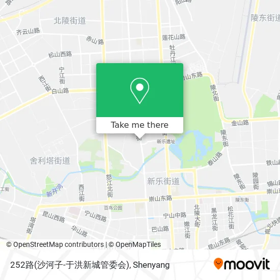 252路(沙河子-于洪新城管委会) map