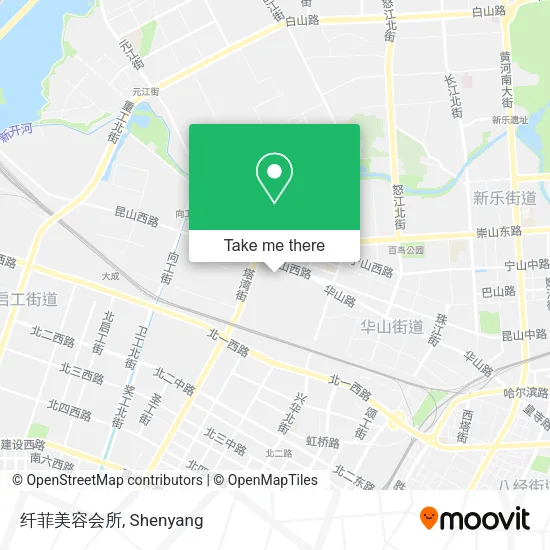 纤菲美容会所 map